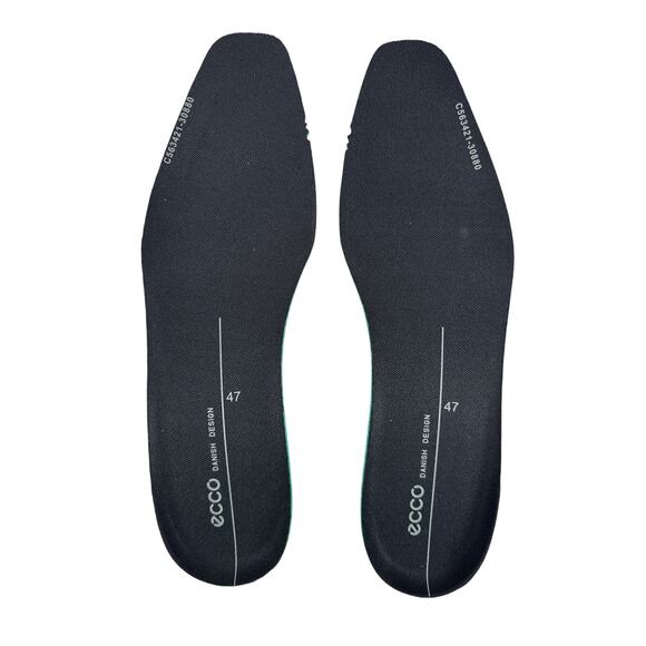 ECCO‎ Queenstown Slip On Loafer Mens 13 13.5 EU 47 Black Leather Bike Toe main image 12
